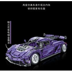 MorkModel 022014-1 022014-2 Mork Model 022014-1 022014-2 non  MẪU SIÊU XE CẢI TIẾN ĐỀ NỔ GẦM THẤP CỦA KOENIGSEGG tỷ lệ 1:10 bộ đồ chơi xếp lắp ráp ghép mô hình Racers Đua Tốc Độ 2861 khối