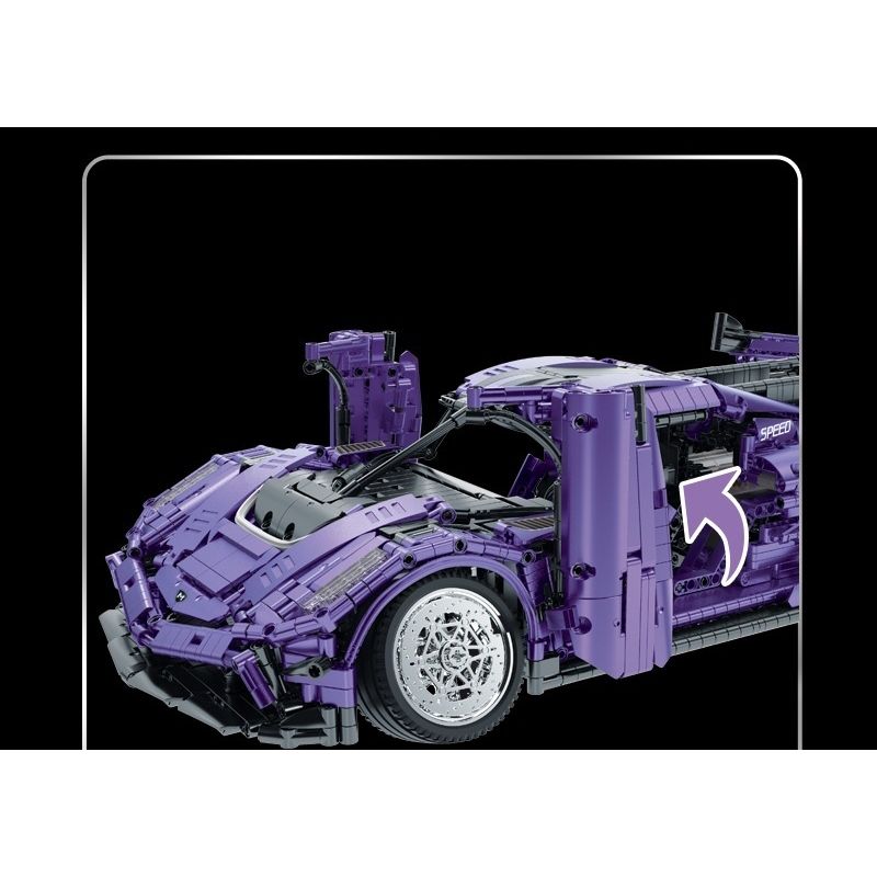 MorkModel 022014-1 022014-2 Mork Model 022014-1 022014-2 non  MẪU SIÊU XE CẢI TIẾN ĐỀ NỔ GẦM THẤP CỦA KOENIGSEGG tỷ lệ 1:10 bộ đồ chơi xếp lắp ráp ghép mô hình Racers Đua Tốc Độ 2861 khối