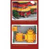 MOYU BLOCK MY92020 92020 non  THÁP NHẠC GIANG NAM KINH TÔ bộ đồ chơi xếp lắp ráp ghép mô hình 5036 khối