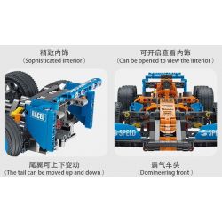MorkModel 023032 Mork Model 023032 non  MCLAREN F1 tỷ lệ 1:10 bộ đồ chơi xếp lắp ráp ghép mô hình  F1.MCL33 Kỹ Thuật Công Nghệ Cao Mô Hình Phương Tiện 1177 khối