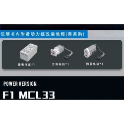 MorkModel 023032 Mork Model 023032 non  MCLAREN F1 tỷ lệ 1:10 bộ đồ chơi xếp lắp ráp ghép mô hình  F1.MCL33 Kỹ Thuật Công Nghệ Cao Mô Hình Phương Tiện 1177 khối