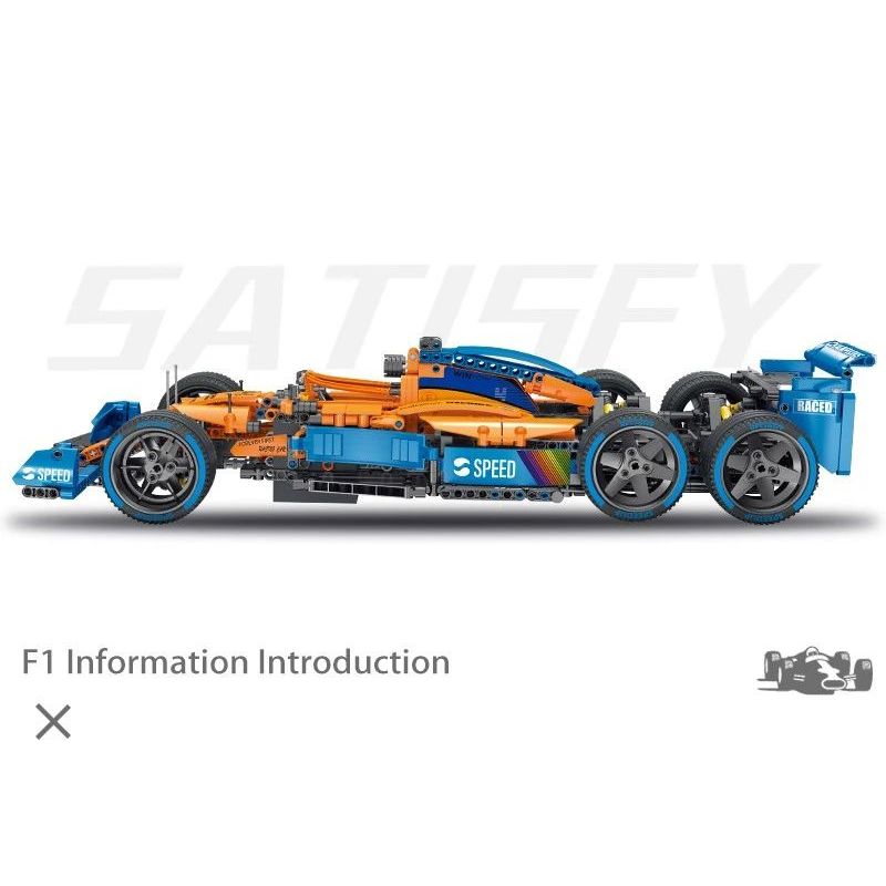 MorkModel 023032 Mork Model 023032 non  MCLAREN F1 tỷ lệ 1:10 bộ đồ chơi xếp lắp ráp ghép mô hình  F1.MCL33 Kỹ Thuật Công Nghệ Cao Mô Hình Phương Tiện 1177 khối