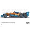 MorkModel 023032 Mork Model 023032 non  MCLAREN F1 tỷ lệ 1:10 bộ đồ chơi xếp lắp ráp ghép mô hình  F1.MCL33 Kỹ Thuật Công Nghệ Cao Mô Hình Phương Tiện 1177 khối
