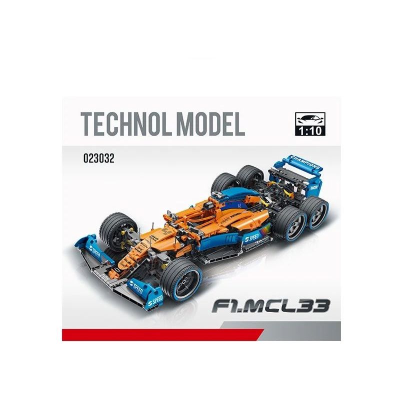 MorkModel 023032 Mork Model 023032 non  MCLAREN F1 tỷ lệ 1:10 bộ đồ chơi xếp lắp ráp ghép mô hình  F1.MCL33 Kỹ Thuật Công Nghệ Cao Mô Hình Phương Tiện 1177 khối