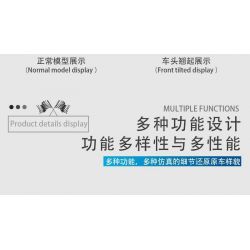 MorkModel 023032 Mork Model 023032 non  MCLAREN F1 tỷ lệ 1:10 bộ đồ chơi xếp lắp ráp ghép mô hình  F1.MCL33 Kỹ Thuật Công Nghệ Cao Mô Hình Phương Tiện 1177 khối