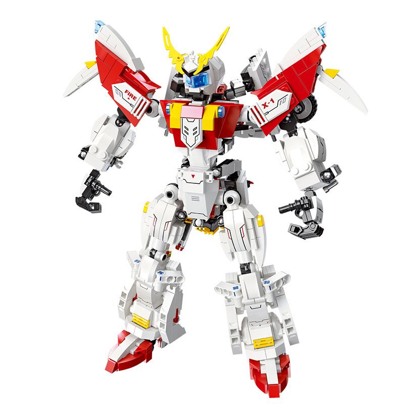 JIESTAR 67031 non Lego HIỆP SĨ RỰC LỬA bộ đồ chơi xếp lắp ráp ghép mô hình Military Army SUPER DEFORMED FLAMING METEOR Quân Sự Bộ Đội 952 khối