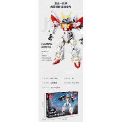 JIESTAR 67031 non  HIỆP SĨ RỰC LỬA bộ đồ chơi xếp lắp ráp ghép mô hình Military Army SUPER DEFORMED FLAMING METEOR Quân Sự Bộ Đội 952 khối