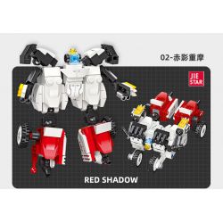 JIESTAR 67031 non  HIỆP SĨ RỰC LỬA bộ đồ chơi xếp lắp ráp ghép mô hình Military Army SUPER DEFORMED FLAMING METEOR Quân Sự Bộ Đội 952 khối