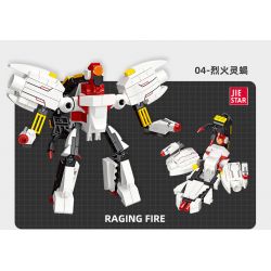 JIESTAR 67031 non  HIỆP SĨ RỰC LỬA bộ đồ chơi xếp lắp ráp ghép mô hình Military Army SUPER DEFORMED FLAMING METEOR Quân Sự Bộ Đội 952 khối