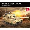JIESTAR 61059 non  XE TĂNG HẠNG NHẸ KIỂU 15 bộ đồ chơi xếp lắp ráp ghép mô hình Military Army TYPE 15 LIGHT TANK Quân Sự Bộ Đội 358 khối