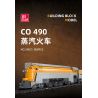 JIESTAR 59021 non  CHESAPEAKE VÀ OHIO RAILROAD ĐẦU MÁY HƠI NƯỚC HUDSON SỐ 490 bộ đồ chơi xếp lắp ráp ghép mô hình Creator Expert CO 490 STEAM TRAIN Chuyên Gia Sáng Tạo 808 khối