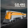 JIESTAR 59021 non  CHESAPEAKE VÀ OHIO RAILROAD ĐẦU MÁY HƠI NƯỚC HUDSON SỐ 490 bộ đồ chơi xếp lắp ráp ghép mô hình Creator Expert CO 490 STEAM TRAIN Chuyên Gia Sáng Tạo 808 khối