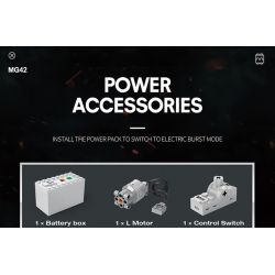 REOBRIX 77006 non  SÚNG MÁY ĐA NĂNG MG-42 bộ đồ chơi xếp lắp ráp ghép mô hình Gun MASCHINENGEWEHR 42 1886 khối