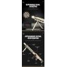 REOBRIX 77006 non  SÚNG MÁY ĐA NĂNG MG-42 bộ đồ chơi xếp lắp ráp ghép mô hình Gun MASCHINENGEWEHR 42 1886 khối