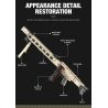 REOBRIX 77006 non  SÚNG MÁY ĐA NĂNG MG-42 bộ đồ chơi xếp lắp ráp ghép mô hình Gun MASCHINENGEWEHR 42 1886 khối