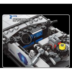 MouldKing 27019 Mould King 27019 non  XE THỜI GIAN VÀ KHÔNG bộ đồ chơi xếp lắp ráp ghép mô hình Movie & Game DELOREAN-12 CAR Phim Và Trò Chơi 392 khối