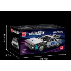 MouldKing 27019 Mould King 27019 non  XE THỜI GIAN VÀ KHÔNG bộ đồ chơi xếp lắp ráp ghép mô hình Movie & Game DELOREAN-12 CAR Phim Và Trò Chơi 392 khối