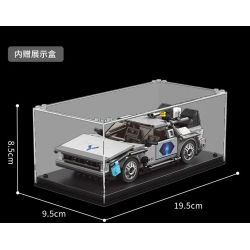 MouldKing 27019 Mould King 27019 non  XE THỜI GIAN VÀ KHÔNG bộ đồ chơi xếp lắp ráp ghép mô hình Movie & Game DELOREAN-12 CAR Phim Và Trò Chơi 392 khối