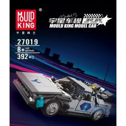 MouldKing 27019 Mould King 27019 non  XE THỜI GIAN VÀ KHÔNG bộ đồ chơi xếp lắp ráp ghép mô hình Movie & Game DELOREAN-12 CAR Phim Và Trò Chơi 392 khối