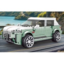 MouldKing 27028 Mould King 27028 non  HỒNG KỲ E-HS9 bộ đồ chơi xếp lắp ráp ghép mô hình Speed Champions Racing Cars Đua Xe Công Thức 436 khối