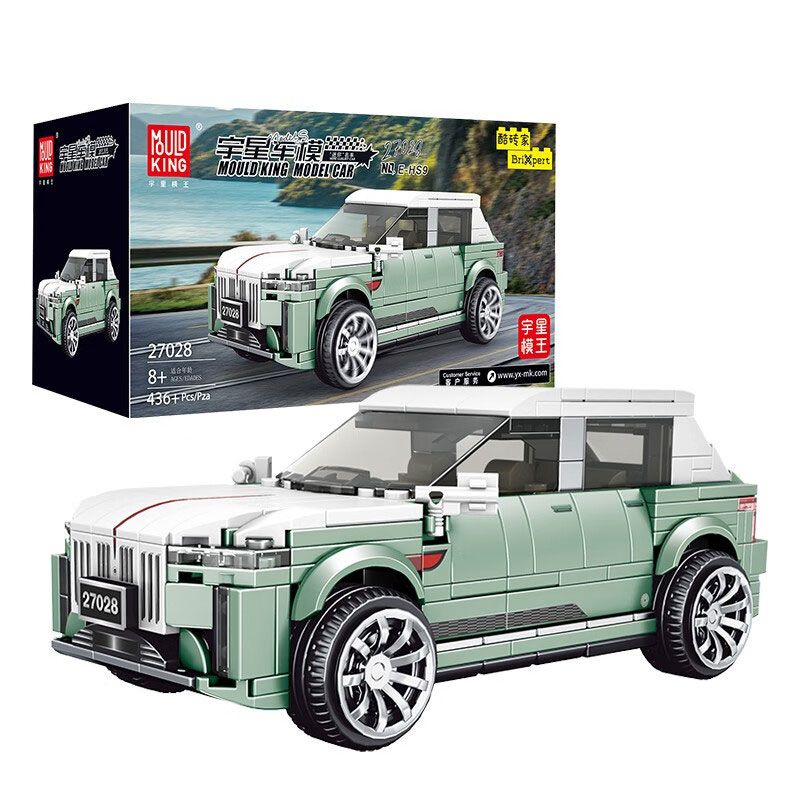 MouldKing 27028 Mould King 27028 non  HỒNG KỲ E-HS9 bộ đồ chơi xếp lắp ráp ghép mô hình Speed Champions Racing Cars Đua Xe Công Thức 436 khối