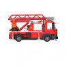 JAKI JK9221 9221 non  XE CHỮA CHÁY DẠNG THANG bộ đồ chơi xếp lắp ráp ghép mô hình City Thành Phố 269 khối