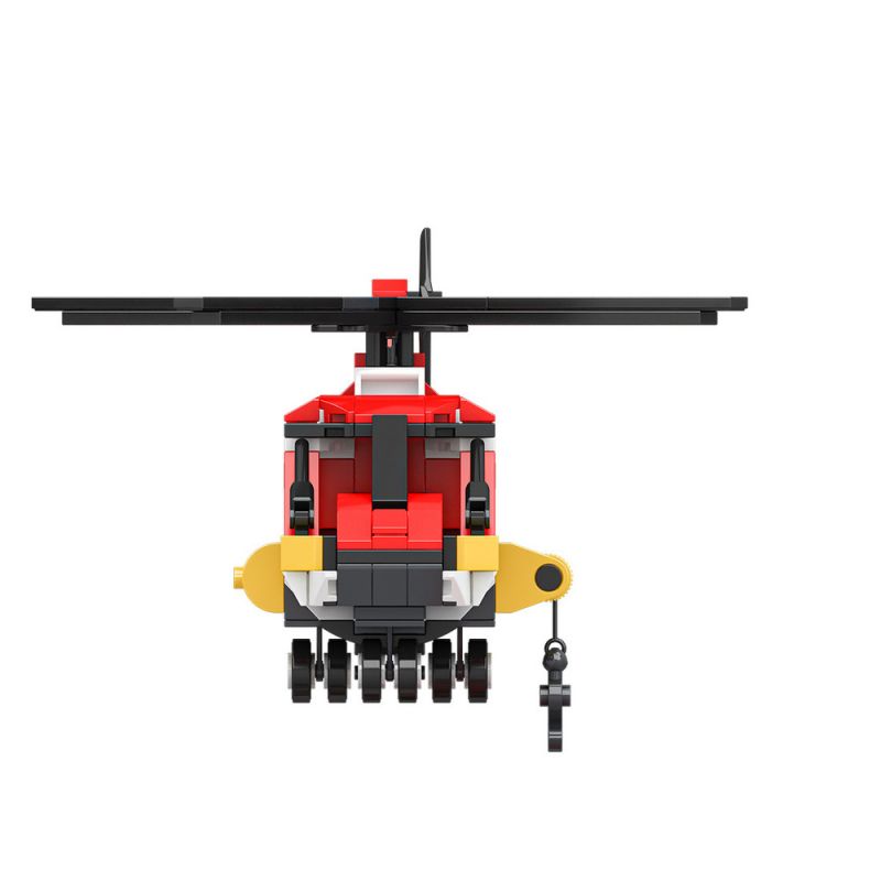 JAKI JK9220 9220 non  TRỰC THĂNG CỨU HỎA bộ đồ chơi xếp lắp ráp ghép mô hình City Thành Phố 293 khối