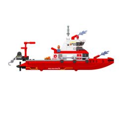 JAKI JK9219 9219 non  TÀU LỬA bộ đồ chơi xếp lắp ráp ghép mô hình City Thành Phố 296 khối