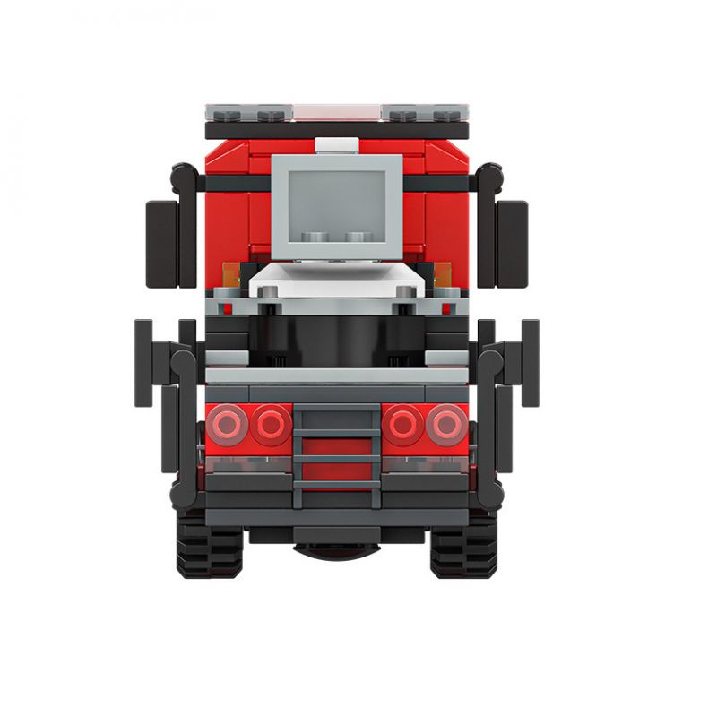 JAKI JK9218 9218 non  XE CỨU HỎA LEO NÚI bộ đồ chơi xếp lắp ráp ghép mô hình City Thành Phố 295 khối