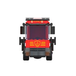 JAKI JK9218 9218 non  XE CỨU HỎA LEO NÚI bộ đồ chơi xếp lắp ráp ghép mô hình City Thành Phố 295 khối