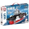 LEYI 89015 non  HÀNG KHÔNG MẪU HẠM FUJIAN Q PHIÊN BẢN bộ đồ chơi xếp lắp ráp ghép mô hình Military Army AIRCRAFT CARRIER Quân Sự Bộ Đội 386 khối
