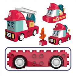 JAKI BT0002-2 0002-2 non  ANH HÙNG LỬA bộ đồ chơi xếp lắp ráp ghép mô hình 23 khối