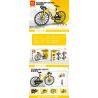 LEIBAO 8171 non  XE ĐẠP TỐC ĐỘ C59 OTTANTA GOLD EDITION bộ đồ chơi xếp lắp ráp ghép mô hình  Kỹ Thuật Công Nghệ Cao Mô Hình Phương Tiện 352 khối