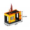 JAKI JK9250 9250 non  KHOAN LỬA bộ đồ chơi xếp lắp ráp ghép mô hình City Thành Phố 542 khối