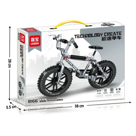 LEIBAO 8166 non  XE ĐẠP TĂNG TỐC BOGARDE DIAO TÊN CHUNG bộ đồ chơi xếp lắp ráp ghép mô hình  Kỹ Thuật Công Nghệ Cao Mô Hình Phương Tiện 326 khối