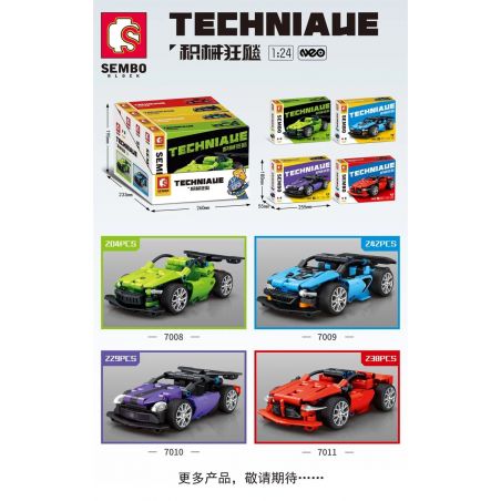 SEMBO 7008 7009 7010 7011 non  JAEGER-LECOULTRE 4 LOẠI tỷ lệ 1:24 bộ đồ chơi xếp lắp ráp ghép mô hình  Kỹ Thuật Công Nghệ Cao Mô Hình Phương Tiện 913 khối