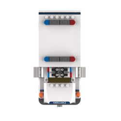 JAKI JK9211 9211 non  XE CỨU THƯƠNG bộ đồ chơi xếp lắp ráp ghép mô hình City HELLO CITY Thành Phố 253 khối