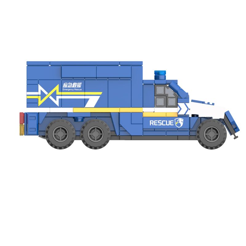 JAKI JK9210 9210 non  XE CỨU HỘ THÀNH PHỐ bộ đồ chơi xếp lắp ráp ghép mô hình City HELLO CITY 250 khối