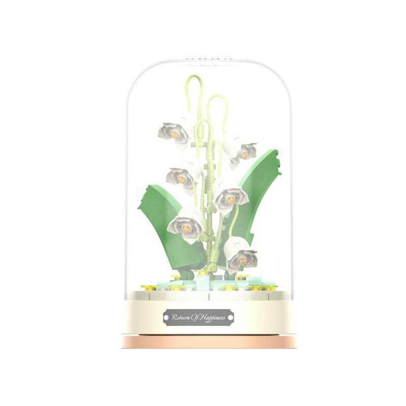 JAKI JK2678 2678 non  THƯ CHÚC MỪNG HOA ĐƯỢC BẢO QUẢN bộ đồ chơi xếp lắp ráp ghép mô hình Creator Sáng Tạo 91 khối