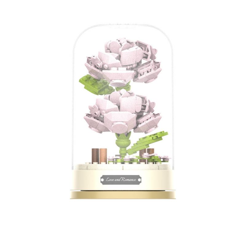 JAKI JK2676 2676 non  BẢO QUẢN HOA MƠ HỒ bộ đồ chơi xếp lắp ráp ghép mô hình Creator Sáng Tạo 147 khối