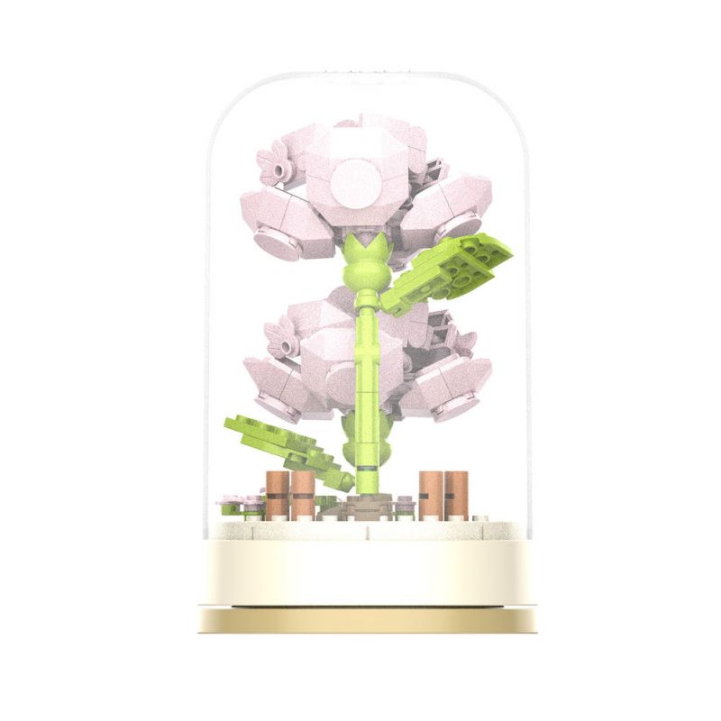 JAKI JK2676 2676 non  BẢO QUẢN HOA MƠ HỒ bộ đồ chơi xếp lắp ráp ghép mô hình Creator Sáng Tạo 147 khối