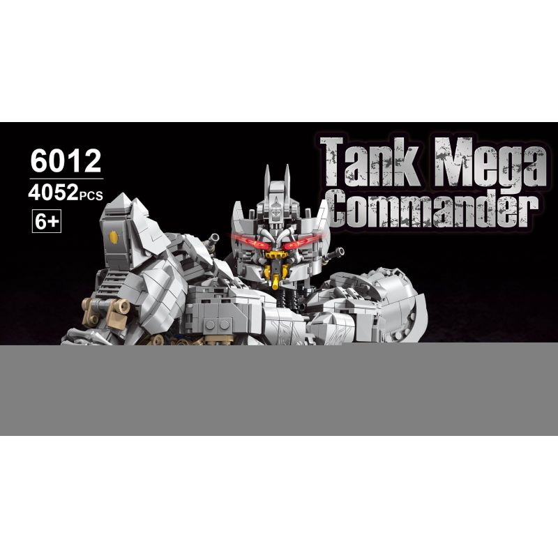 拓乐 6012 non  XE TĂNG NGOÀI HÀNH TINH MEGATRON bộ đồ chơi xếp lắp ráp ghép mô hình Movie & Game TANK MEGA COMMANDER Phim Và Trò Chơi 4052 khối