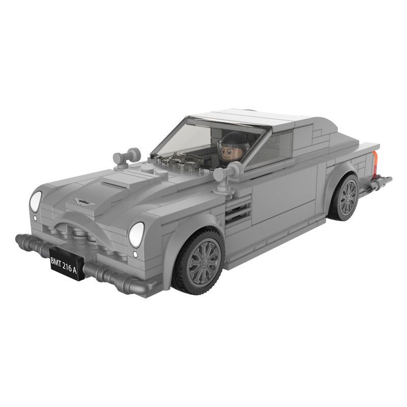 JAKI JK9027 9027 non Lego XE RÚT ASTON MARTIN DB5 tỷ lệ 1:25 bộ đồ chơi xếp lắp ráp ghép mô hình Speed Champions Racing Cars Đua Xe Công Thức 287 khối