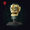 HELLO HISTORY BXD-20-1 20-1 BXD20-1 non  ĐẦU ĐỒNG SANXINGDUI VỚI MẶT VÀNG ĐỈNH PHẲNG bộ đồ chơi xếp lắp ráp ghép mô hình BRONZE HEAD WITH GOLD MASK 100 khối