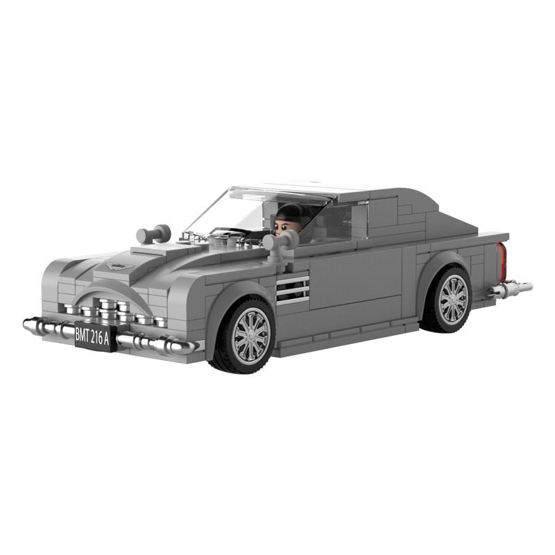JAKI JK9027 9027 non  XE RÚT ASTON MARTIN DB5 tỷ lệ 1:25 bộ đồ chơi xếp lắp ráp ghép mô hình Speed Champions Racing Cars Đua Xe Công Thức 287 khối