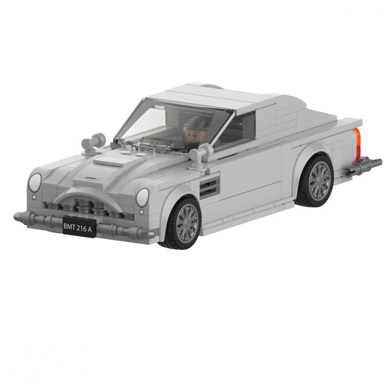 JAKI JK9027 9027 non  XE RÚT ASTON MARTIN DB5 tỷ lệ 1:25 bộ đồ chơi xếp lắp ráp ghép mô hình Speed Champions Racing Cars Đua Xe Công Thức 287 khối