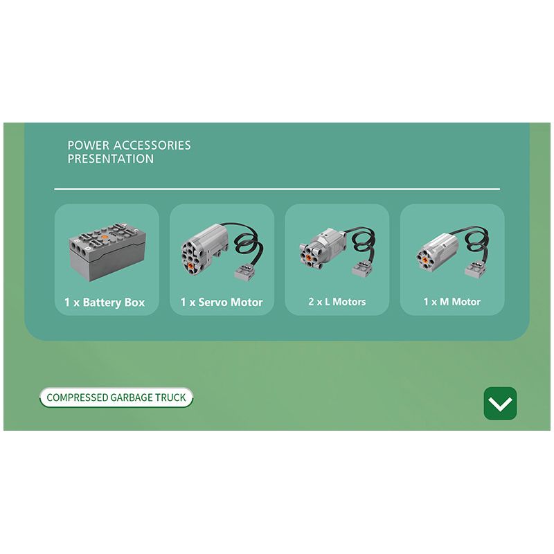 REOBRIX 22022 non  XE RÁC NÉN bộ đồ chơi xếp lắp ráp ghép mô hình  COMPRESSED GARBAGE TRUCK Kỹ Thuật Công Nghệ Cao Mô Hình Phương Tiện 1488 khối