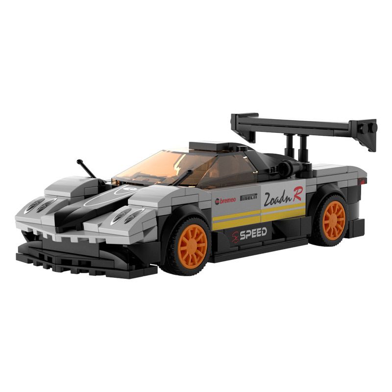 JAKI JK9019 9019 non Lego XE LÙI PAGANI ZR tỷ lệ 1:25 bộ đồ chơi xếp lắp ráp ghép mô hình Speed Champions Racing Cars Đua Xe Công Thức 265 khối