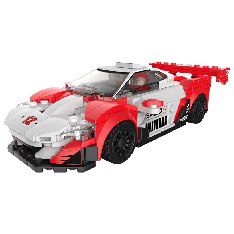 JAKI JK9012 9012 non Lego XE LÙI MCLAREN F1 tỷ lệ 1:25 bộ đồ chơi xếp lắp ráp ghép mô hình Speed Champions Racing Cars Đua Xe Công Thức 233 khối