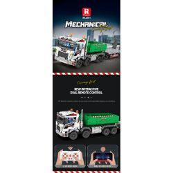 REOBRIX 22021 non  PHƯƠNG TIỆN VẬN CHUYỂN MÓC TAY BỐN CHẾ ĐỘ bộ đồ chơi xếp lắp ráp ghép mô hình  4 MODE CARRIAGE HOIST Kỹ Thuật Công Nghệ Cao Mô Hình Phương Tiện 2950 khối